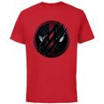 thumbnail image 1 of Marvel Studios Deadpool & Wolverine Claws Slashed Icon- Short Sleeve Cotton T-Shirt for Adults - Customized-Red, 1 of 5