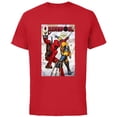 thumbnail image 1 of Marvel Studios Deadpool & Wolverine Comic Cover Best Bubs - Short Sleeve Cotton T-Shirt for Adults - Customized-Red, 1 of 5