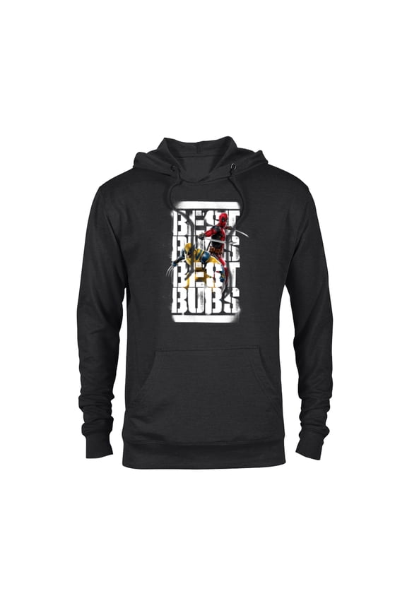 Studios Deadpool & Wolverine Double Best Bubs - Pullover Hoodie for Adults - Customized-Black