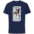 thumbnail image 1 of Marvel Studios Deadpool & Wolverine Double Best Bubs - Short Sleeve Cotton T-Shirt for Adults - Customized-Navy, 1 of 5