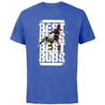 thumbnail image 1 of Marvel Studios Deadpool & Wolverine Double Best Bubs - Short Sleeve Cotton T-Shirt for Adults - Customized-Royal Heather, 1 of 5