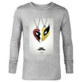 thumbnail image 1 of Marvel Studios Deadpool & Wolverine Friends Heart Poster- Long Sleeve T-Shirt for Men - Customized-Athletic Heather, 1 of 5