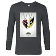 thumbnail image 1 of Marvel Studios Deadpool & Wolverine Friends Heart Poster- Long Sleeve T-Shirt for Men - Customized-Charcoal Heather, 1 of 5
