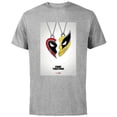 thumbnail image 1 of Marvel Studios Deadpool & Wolverine Friends Heart Poster- Short Sleeve Cotton T-Shirt for Adults - Customized-Athletic Heather, 1 of 5