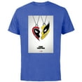 thumbnail image 1 of Marvel Studios Deadpool & Wolverine Friends Heart Poster- Short Sleeve Cotton T-Shirt for Adults - Customized-Royal Heather, 1 of 5