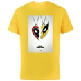 thumbnail image 1 of Marvel Studios Deadpool & Wolverine Friends Heart Poster- Short Sleeve Cotton T-Shirt for Adults - Customized-Yellow, 1 of 5