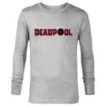 thumbnail image 1 of Marvel Studios Deadpool & Wolverine Logo Claw Slash Symbol- Long Sleeve T-Shirt for Men - Customized-Athletic Heather, 1 of 5
