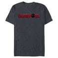 thumbnail image 1 of Marvel Studios Deadpool & Wolverine Logo Claw Slash Symbol- Short Sleeve Blended T-Shirt for Adults - Customized-Navy Heather, 1 of 5