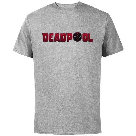 Marvel Studios Deadpool & Wolverine Logo Claw Slash Symbol- Short Sleeve Cotton T-Shirt for Adults - Customized-Athletic Heather