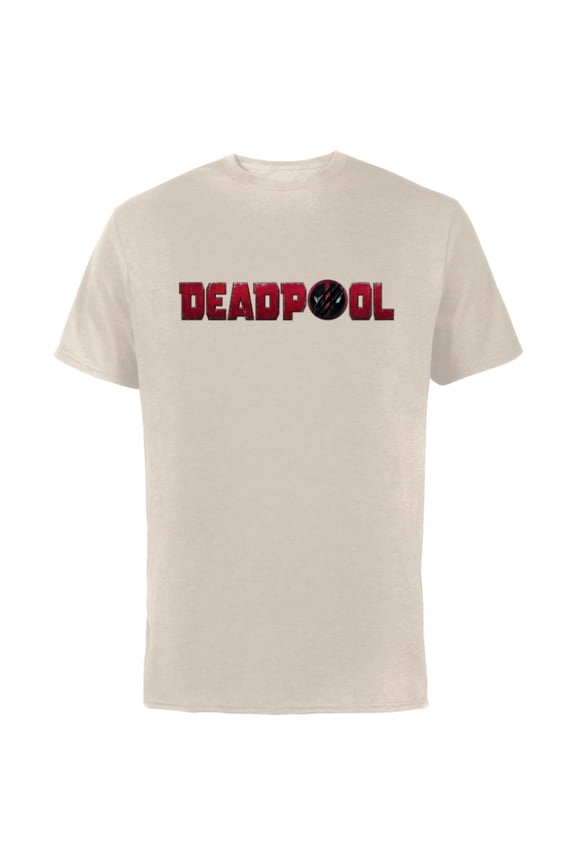 Studios Deadpool & Wolverine Logo Claw Slash Symbol- Short Sleeve Cotton T-Shirt for Adults - Customized-Natural