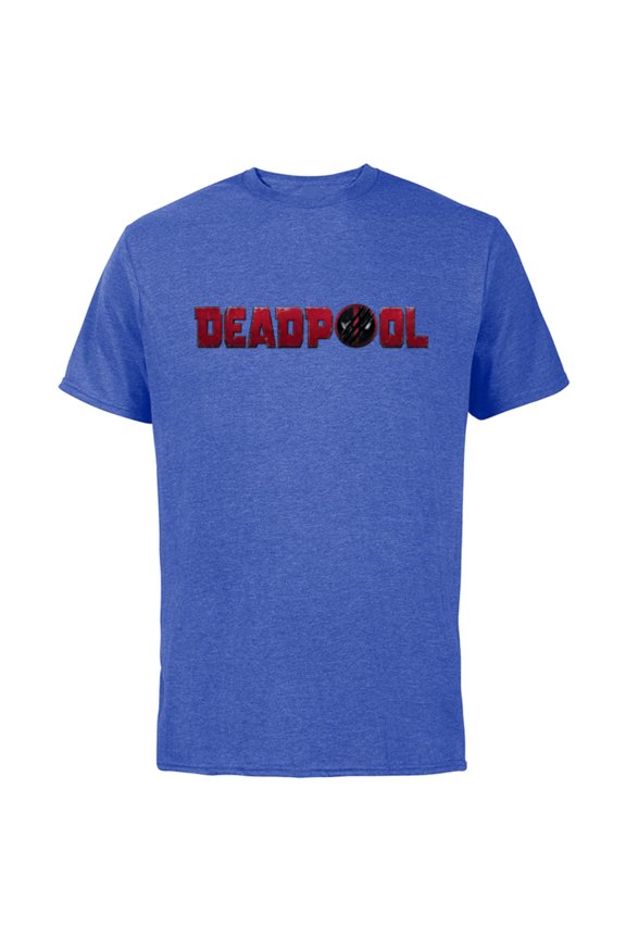 Studios Deadpool & Wolverine Logo Claw Slash Symbol- Short Sleeve Cotton T-Shirt for Adults - Customized-Royal Heather