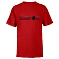 thumbnail image 1 of Marvel Studios Deadpool & Wolverine Logo Claw Slash Symbol- Short Sleeve T-Shirt for Kids - Customized-Red, 1 of 5