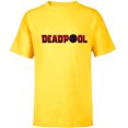 thumbnail image 1 of Marvel Studios Deadpool & Wolverine Logo Claw Slash Symbol- Short Sleeve T-Shirt for Kids - Customized-Yellow, 1 of 5