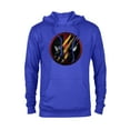 thumbnail image 1 of Marvel Studios Deadpool & Wolverine Mask Claw-Slashed Icon - Pullover Hoodie for Adults - Customized-Royal, 1 of 5
