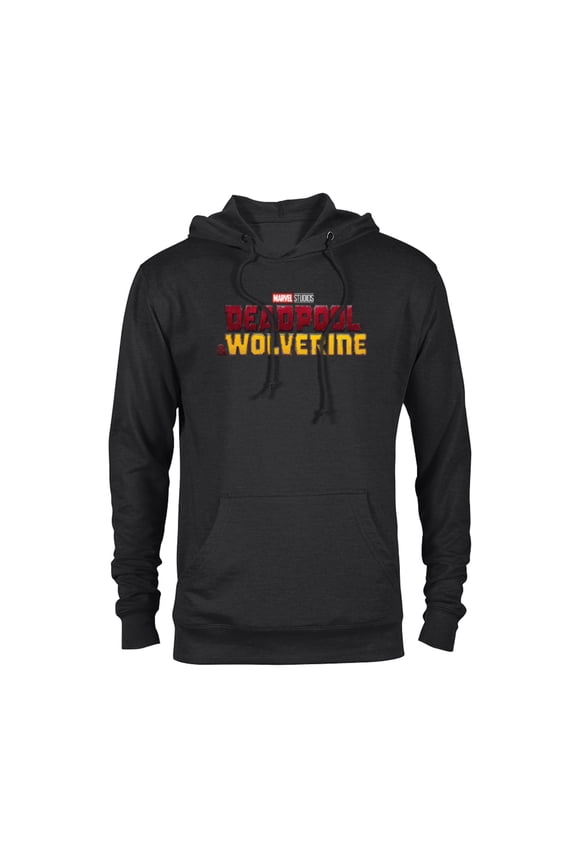 Studios Deadpool & Wolverine Official Movie Logo- Pullover Hoodie for Adults - Customized-Black