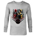 thumbnail image 1 of Marvel Studios Deadpool & Wolverine Side-by-Side Claw Icon - Long Sleeve T-Shirt for Men - Customized-Athletic Heather, 1 of 5