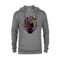 thumbnail image 1 of Marvel Studios Deadpool & Wolverine Side-by-Side Claw Icon - Pullover Hoodie for Adults - Customized-Athletic Heather, 1 of 5