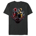 thumbnail image 1 of Marvel Studios Deadpool & Wolverine Side-by-Side Claw Icon - Short Sleeve Blended T-Shirt for Adults - Customized-Dark Heather, 1 of 5