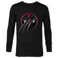 thumbnail image 1 of Marvel Studios Deadpool & Wolverine Slashed Icon with Claws- Long Sleeve T-Shirt for Men - Customized-Black, 1 of 5