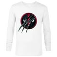 thumbnail image 1 of Marvel Studios Deadpool & Wolverine Slashed Icon with Claws- Long Sleeve T-Shirt for Men - Customized-White, 1 of 5