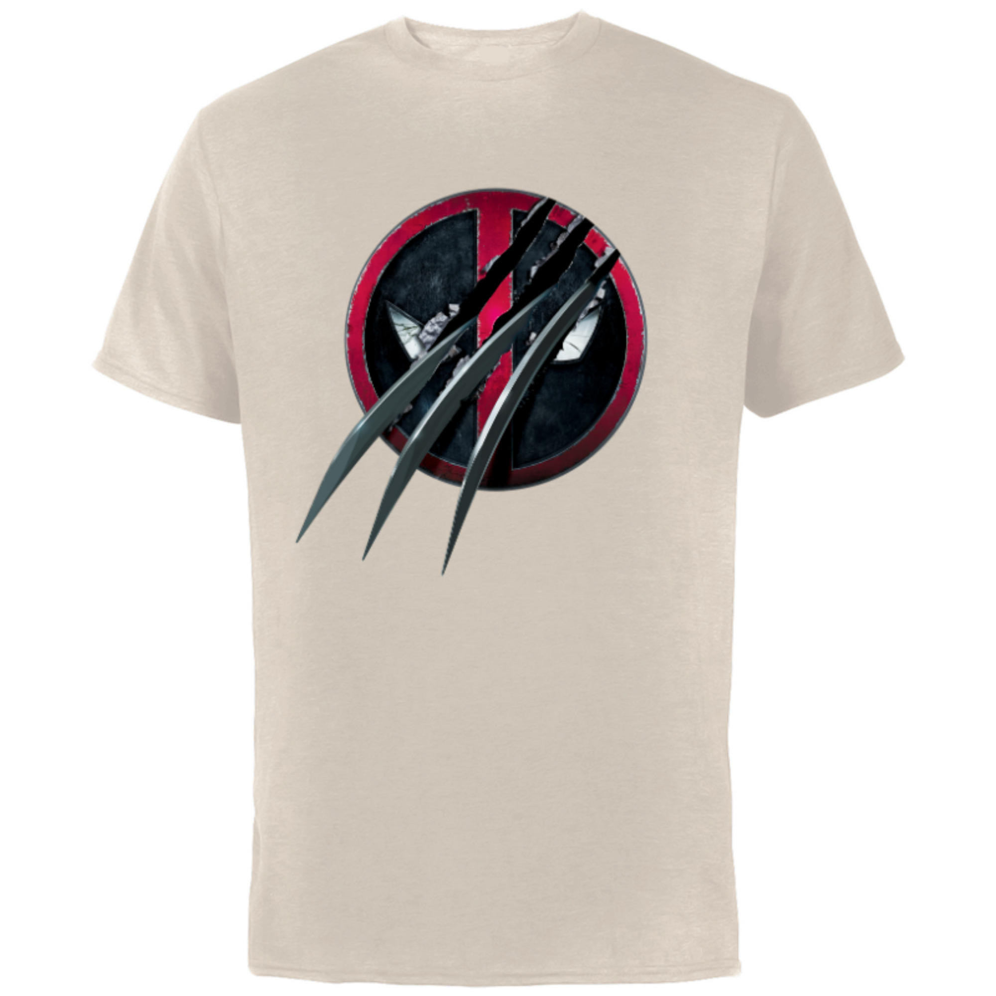 Cotton Soul Maglietta Uomo Deadpool & Wolverine Artigli Di Wolverine, Nera