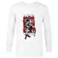 thumbnail image 1 of Marvel Studios Deadpool & Wolverine in Black White Red Movie - Long Sleeve T-Shirt for Men - Customized-White, 1 of 5