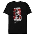 thumbnail image 1 of Marvel Studios Deadpool & Wolverine in Black White Red Movie - Short Sleeve Blended T-Shirt for Adults - Customized-Black, 1 of 5