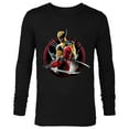 thumbnail image 1 of Marvel Studios Deadpool & Wolverine with Claw-Slashed Icon - Long Sleeve T-Shirt for Men - Customized-Black, 1 of 5