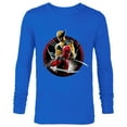 thumbnail image 1 of Marvel Studios Deadpool & Wolverine with Claw-Slashed Icon - Long Sleeve T-Shirt for Men - Customized-Navy, 1 of 5