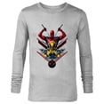 thumbnail image 1 of Marvel Studios Deadpool & Wolverine with Claw-Slashed Logo - Long Sleeve T-Shirt for Men - Customized-Athletic Heather, 1 of 5