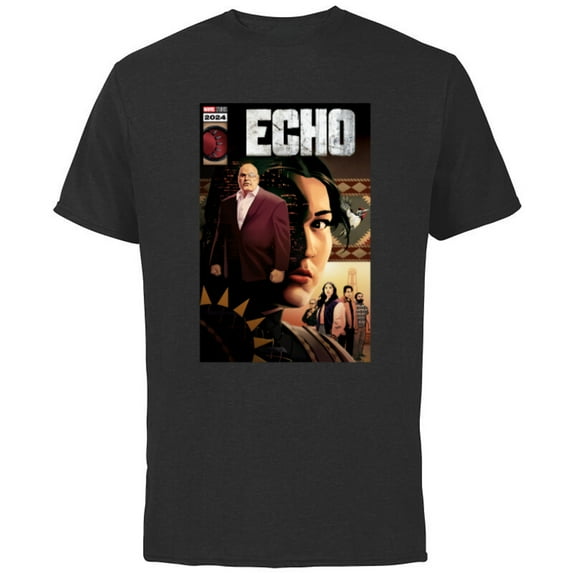 Marvel Studios Echo TV Series 2024 Comic Cover Art Disney+ - Short Sleeve Cotton T-Shirt for Adults - Customized-Black