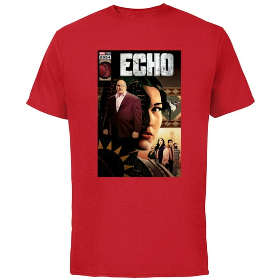 Marvel Studios Echo TV Series 2024 Comic Cover Art Disney+ - Short Sleeve Cotton T-Shirt for Adults - Customized-Red