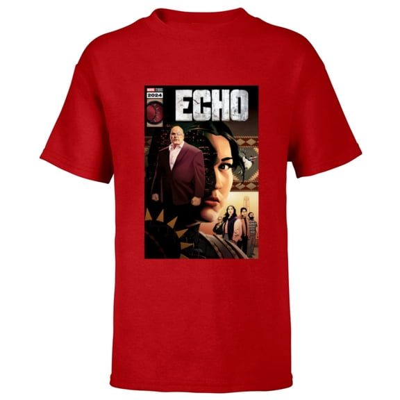 Marvel Studios Echo TV Series 2024 Comic Cover Art Disney - Short Sleeve T-Shirt for Kids - Customized-Red