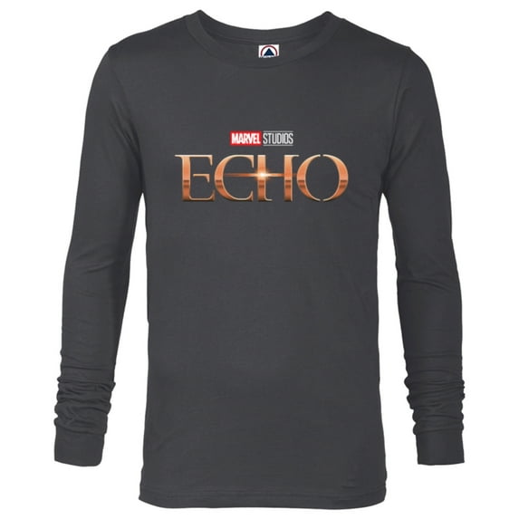 Marvel Studios Echo TV Series Logo Disney+ - Long Sleeve T-Shirt for Men - Customized-Charcoal Heather