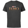 thumbnail image 1 of Marvel Studios Echo TV Series Logo Disney+ - Short Sleeve Cotton T-Shirt for Adults - Customized-Charcoal, 1 of 5