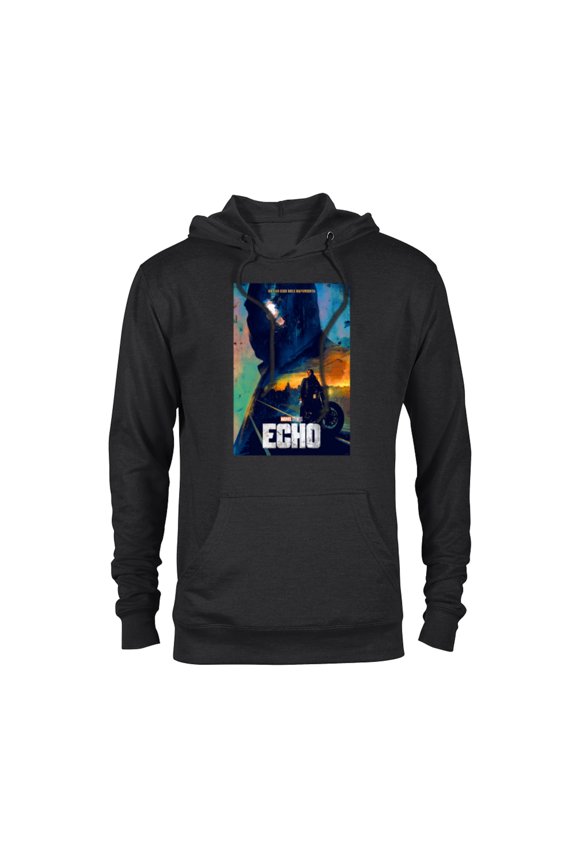 Studios Echo TV Series Maya Kingpin Logo & Poster Art - Pullover Hoodie for Adults - Customized-Black