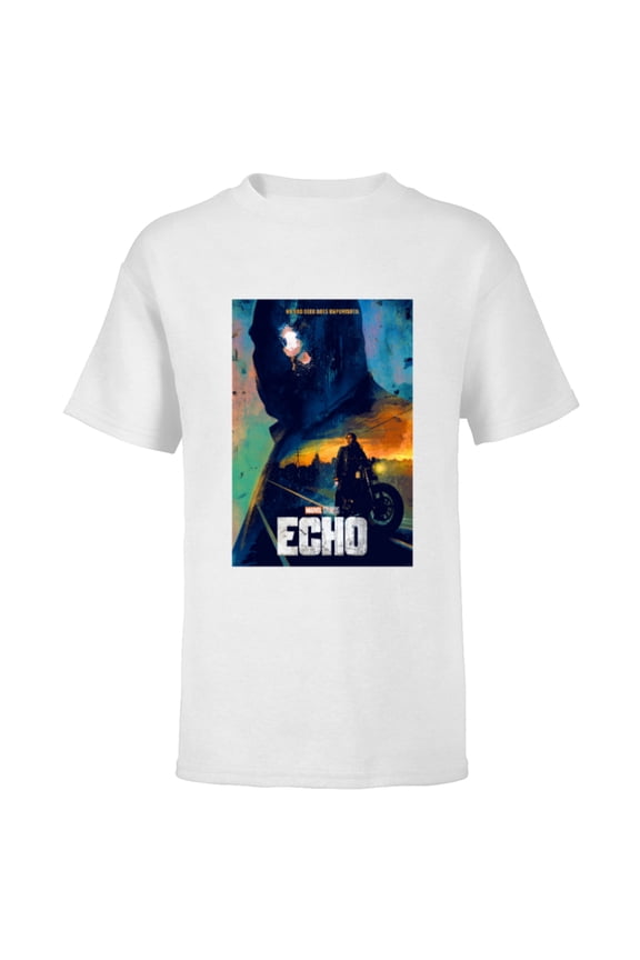 Studios Echo TV Series Maya Kingpin Logo & Poster Art - Short Sleeve T-Shirt for Kids - Customized-White