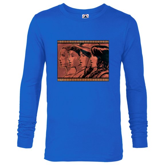 Marvel Studios Echo TV Series Maya Lopez Generations Disney+ - Long Sleeve T-Shirt for Men - Customized-Navy