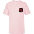 thumbnail image 1 of Marvel Studios Echo TV Series Sun Symbol Logo Disney+ - Short Sleeve T-Shirt for Kids - Customized-Soft Pink, 1 of 5