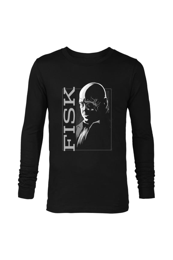Studios Echo TV Series Wilson Fisk Kingpin Disney+ - Long Sleeve T-Shirt for Men - Customized-Black