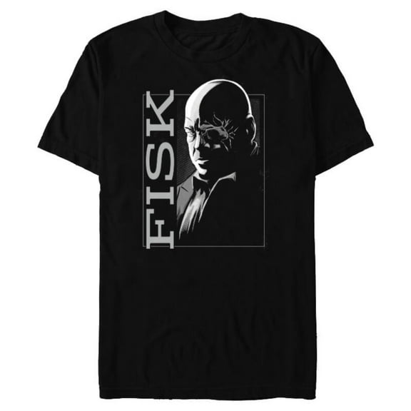 Marvel Studios Echo TV Series Wilson Fisk Kingpin Disney+ - Short Sleeve Blended T-Shirt for Adults - Customized-Black