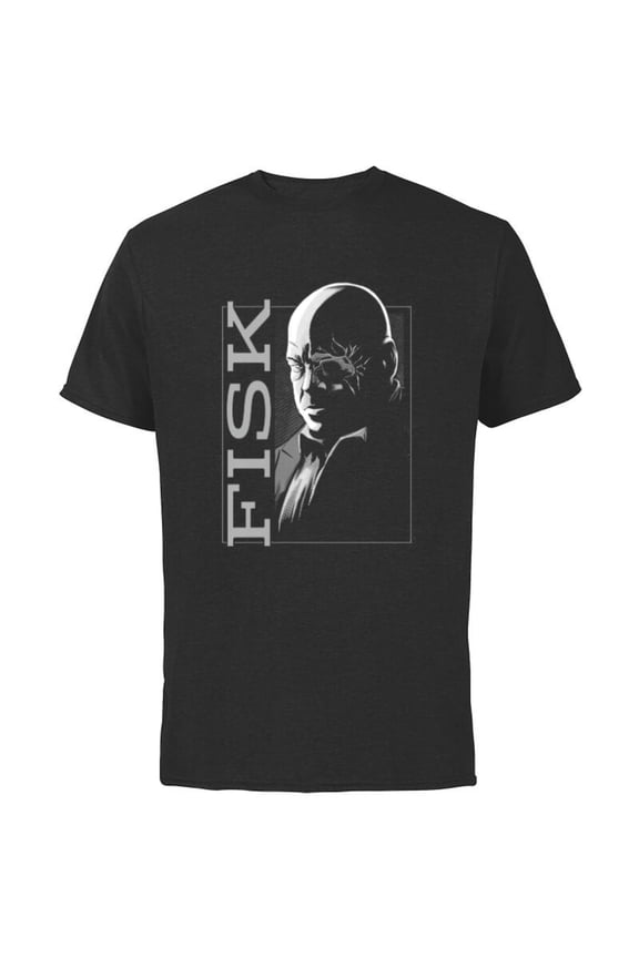Studios Echo TV Series Wilson Fisk Kingpin Disney+ - Short Sleeve Cotton T-Shirt for Adults - Customized-Black