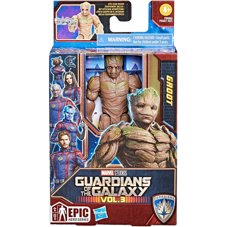 Marvel s Epic Hero Series Guardians of the Galaxy Vol. 3 Groot Action Figure Toy Walmart
