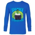 thumbnail image 1 of Marvel Studios Hulk Spandex is Your Best Friend She-Hulk - Long Sleeve T-Shirt for Men - Customized-Navy, 1 of 5