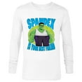 thumbnail image 1 of Marvel Studios Hulk Spandex is Your Best Friend She-Hulk - Long Sleeve T-Shirt for Men - Customized-White, 1 of 5