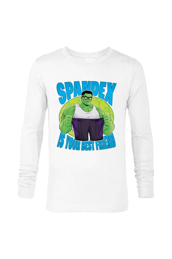 Studios Hulk Spandex is Your Best Friend She-Hulk - Long Sleeve T-Shirt for Men - Customized-White