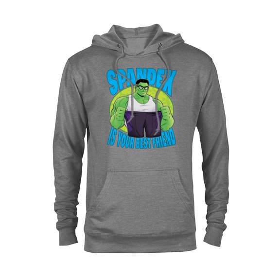 Marvel Studios Hulk Spandex is Your Best Friend She-Hulk - Pullover Hoodie for Adults - Customized-Athletic Heather