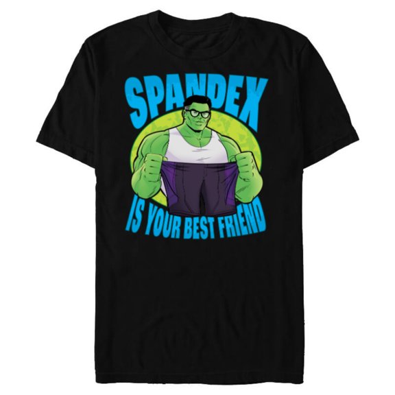 Marvel Studios Hulk Spandex is Your Best Friend She-Hulk - Short Sleeve Blended T-Shirt for Adults - Customized-Black