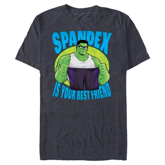 Marvel Studios Hulk Spandex is Your Best Friend She-Hulk - Short Sleeve Blended T-Shirt for Adults - Customized-Navy Heather