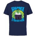 thumbnail image 1 of Marvel Studios Hulk Spandex is Your Best Friend She-Hulk - Short Sleeve Cotton T-Shirt for Adults - Customized-Navy, 1 of 5